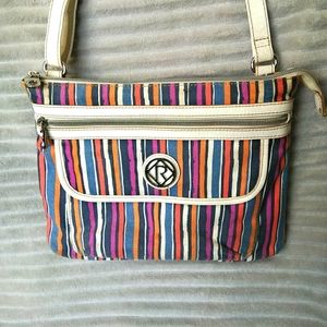EUC*** Relic Colorful Striped Crossbody Purse